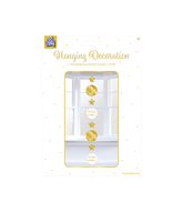 Hangdecoratie 25 Jaar Wit Goud